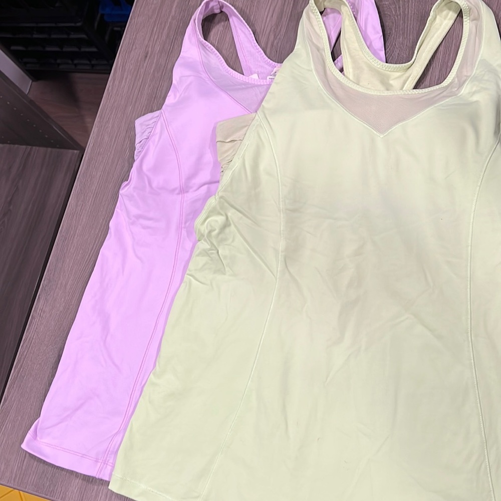 Two Lululemon tank tops